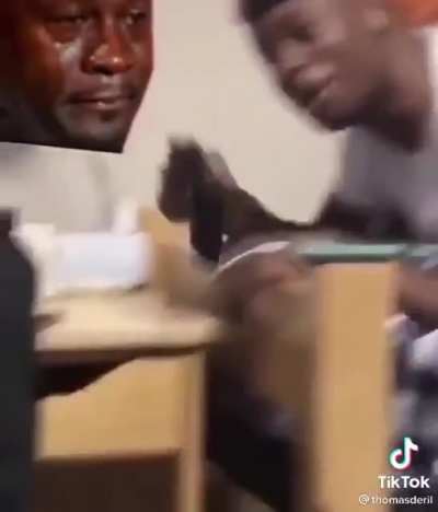 Live footage of a grunt venting to Rage
