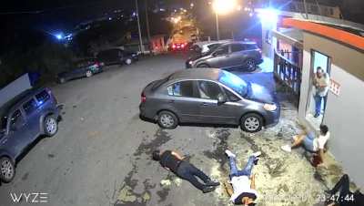 Massive shootout.