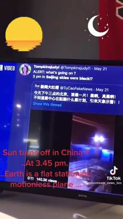 @mainstream_news_lies - The sun turns black in China