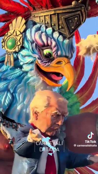 Trump ruthlessly roasted at Viareggio Carnival 2026... Again