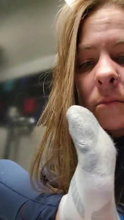 couldn't resist a quick sniff at work