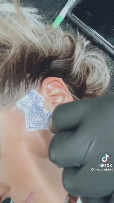 Documenting getting the worst tattoo possible