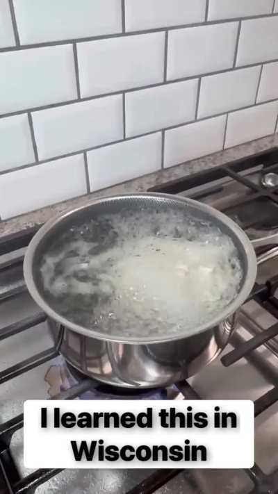 Boiling cheese, that&rsquo;s a new one