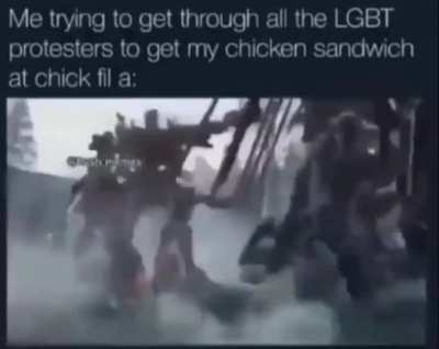 Chick Fil A slaps