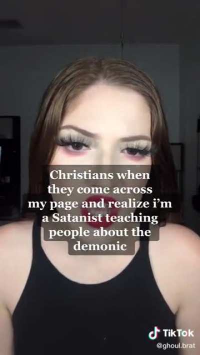 I’m sure ghoul brat is number one on their prayer list 🙏 bless her little black heart