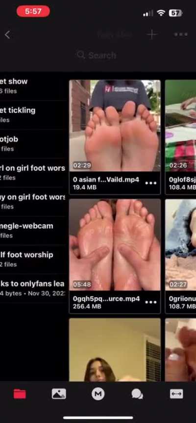 Selling feet files 600+ vids $5 and it&rsquo;s all yours. Dm me