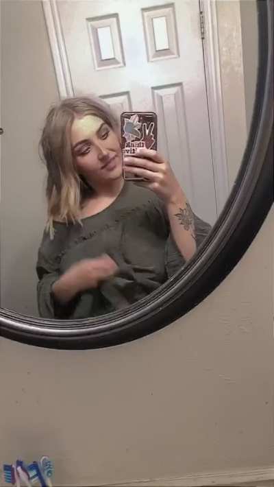 I spy with my little eye&hellip;some big ole&rsquo; titties. (DROP)
