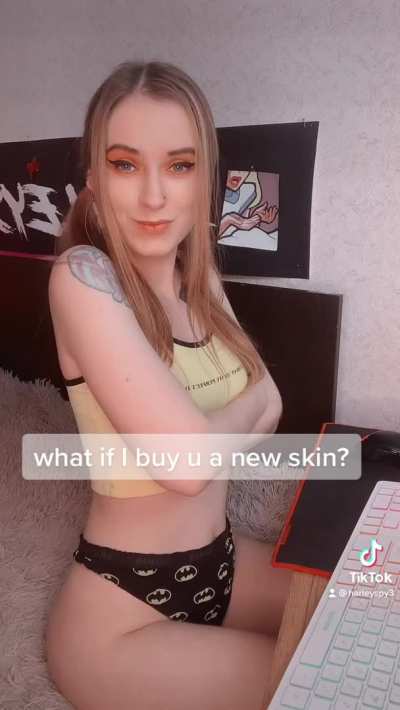 wanna play with my tits?