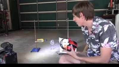 Breaking A Wine Glass With A Megaphone.