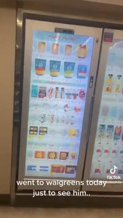 gingerbread man emoting on fridges