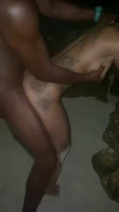 Fucking with several guys in the stone on one private beach!!!