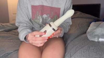[Pyroheating 7 thrusting &amp;amp; vibrating dildo] just in time for Christmas. Use my code Deep20