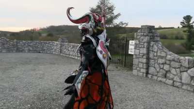 Movement video of my Titania cosplay with wings down. There are hundreds of LEDs as well and the wings do go up. I&rsquo;m PlexiCosplay!