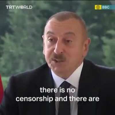 İlham Aliyev ' i pek sevmem ama burada iyi sikmiş helal olsun dedim. ( post 9gag'den alınmadır)