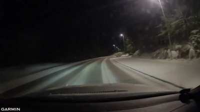 Going one third of the speed limit just because its there&rsquo;s a little snow on the ground&hellip;