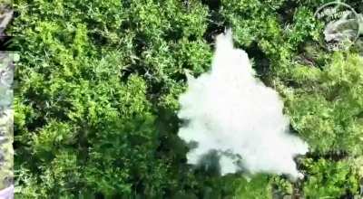 The 503rd OBMP recorded multiple drone dropped grenade strikes on Russian personnel in the Kherson direction.