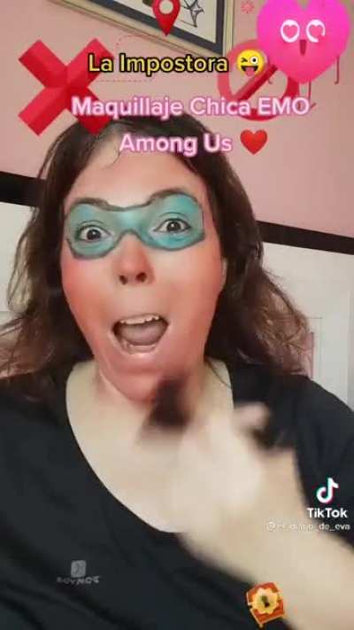 Chica emo among us xddd