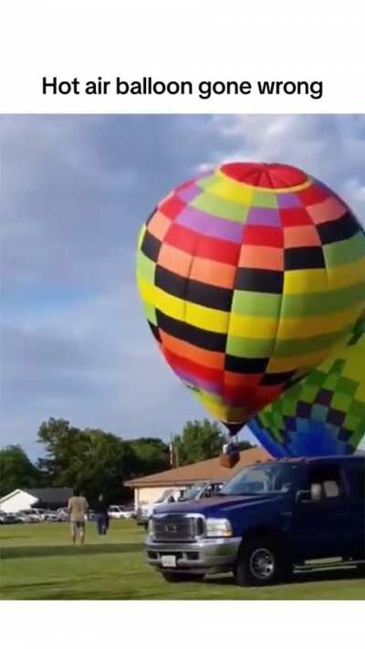 Hot Air Balloon freakout