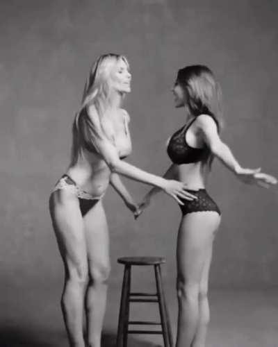 Heidi and Leni Klum