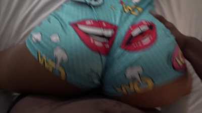 Stacy The Bandit gets Quickie with BBC in Overalls