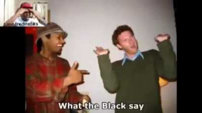 What the black said