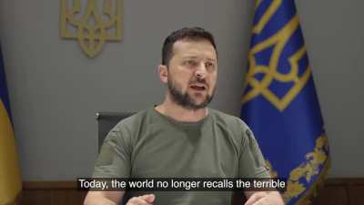 Zelensky&rsquo;s speech at The Hague for the purpose of maintaining international law, with English subtitles
