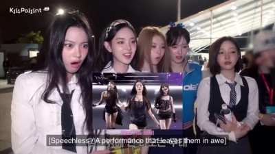 251023 KiiiKiii fangirling over IVE's TMA performance