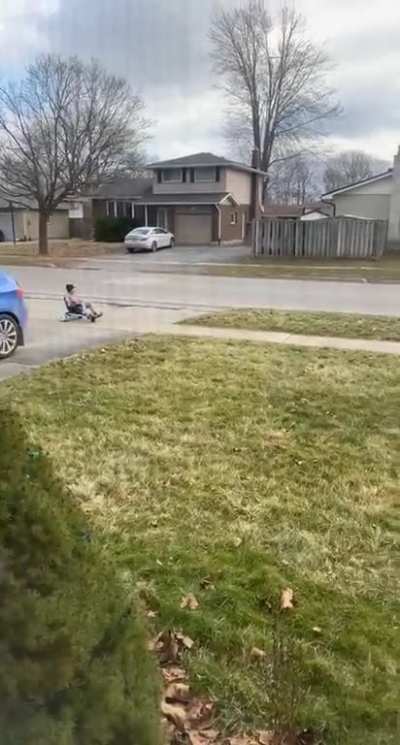Brother sent me this video of what he woke up to this morning (sound on).