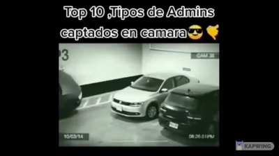 Maau bajando de su carro como todo crack que es