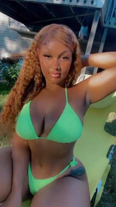 Green girl