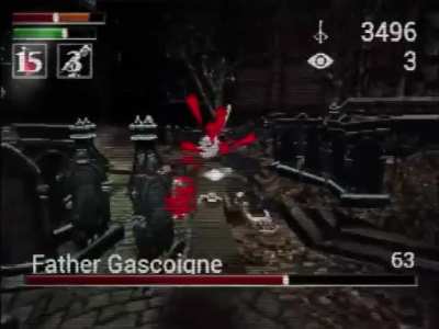 Bloodborne PS1 Demake: Father Gascoigne Gameplay from PS1 Demake Project (@b0tster)