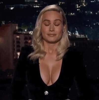 Wonder if Brie Larson knew every guy in the crowd that night was thinking about nothing but pumping their cock between those tits then unloading straight down her throat&hellip;