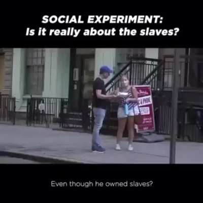 Proof it’s not about slavery...