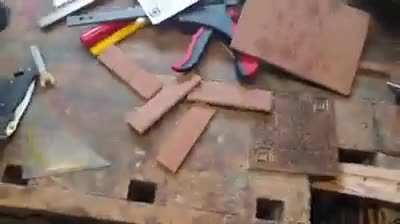 They way he slaps things on