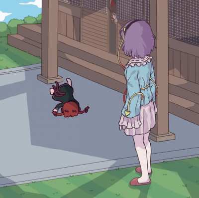Touhou cat break-dancing