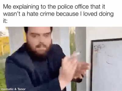It wasn&rsquo;t a hate crime I swear