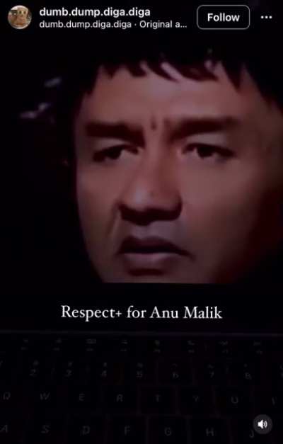 Never thought I would agree with Anu Malik on something&hellip; but wow🤣
