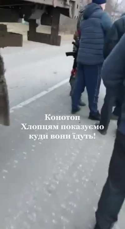 Ukrainian civilians showing Russian invaders their dead comrades as well as dead civilians. Keep in mind most Russian soldiers had their phones taken away and have no idea what's going on