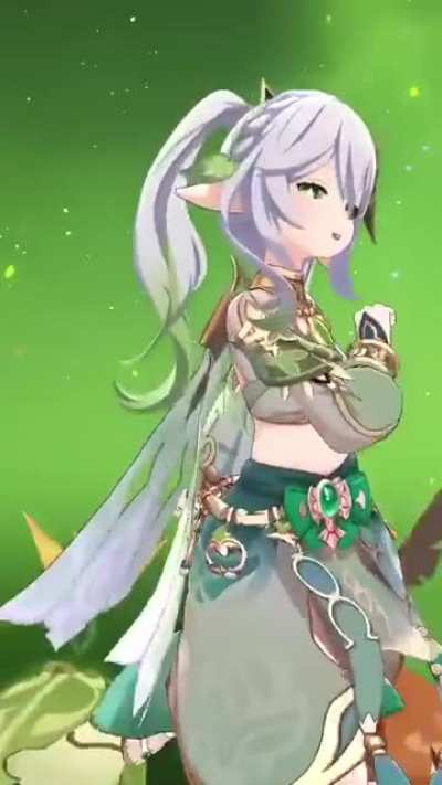 that green Aranara got some moves tho [Non-OC but Idk who made it, sorry for not having the sauce]