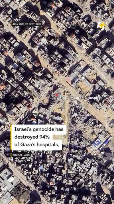Google Maps just updated its satellite imagery of Gaza... exposing the utter devastation left behind by Israel's genocide.