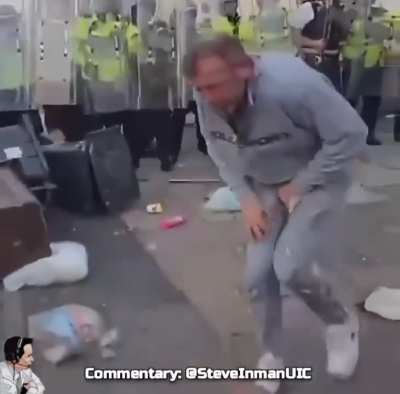 Friendly fire during protest