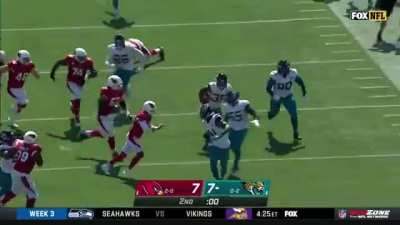 [Highlight] Jamal Agnew&rsquo;s 109 yard return touchdown of a missed field goal