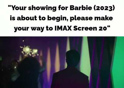 No Mr Nolan we can&rsquo;t play Oppenheimer in imax, all the screens are booked