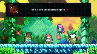 I duplicated the English dialogue file, sat down at my laptop for like 15 minutes, and went through all of Badeline's dialogue so she could say "fuck" when appropriate 