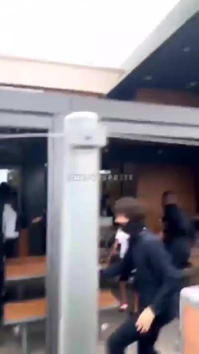The American embassy in Paris was looted