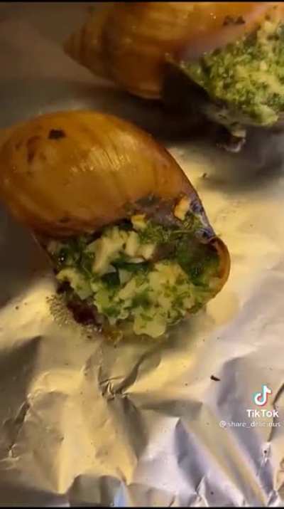 Delicious Escargot Ruined With American Cheese 🧀