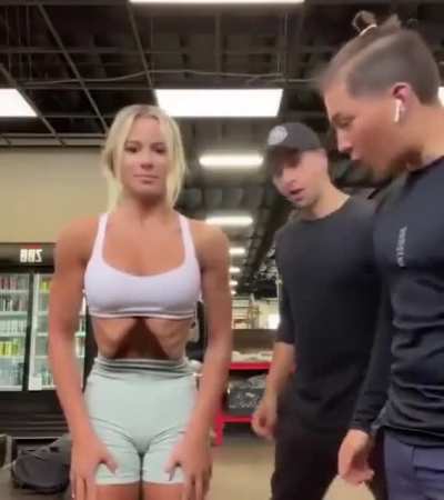 "I'm gonna show you guys something let me know what you guys think"