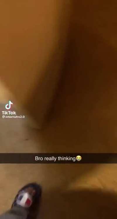 Bro really thinking 😭