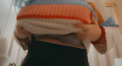 OC please type out what sound you think my titty drop made…it gets me every time