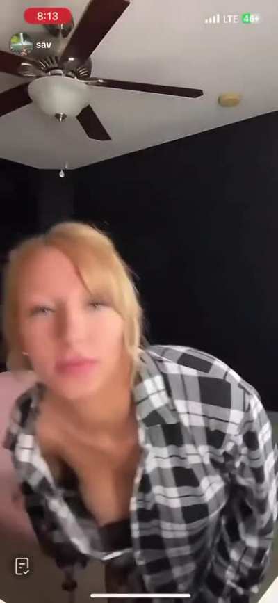 Blonde Downblouse